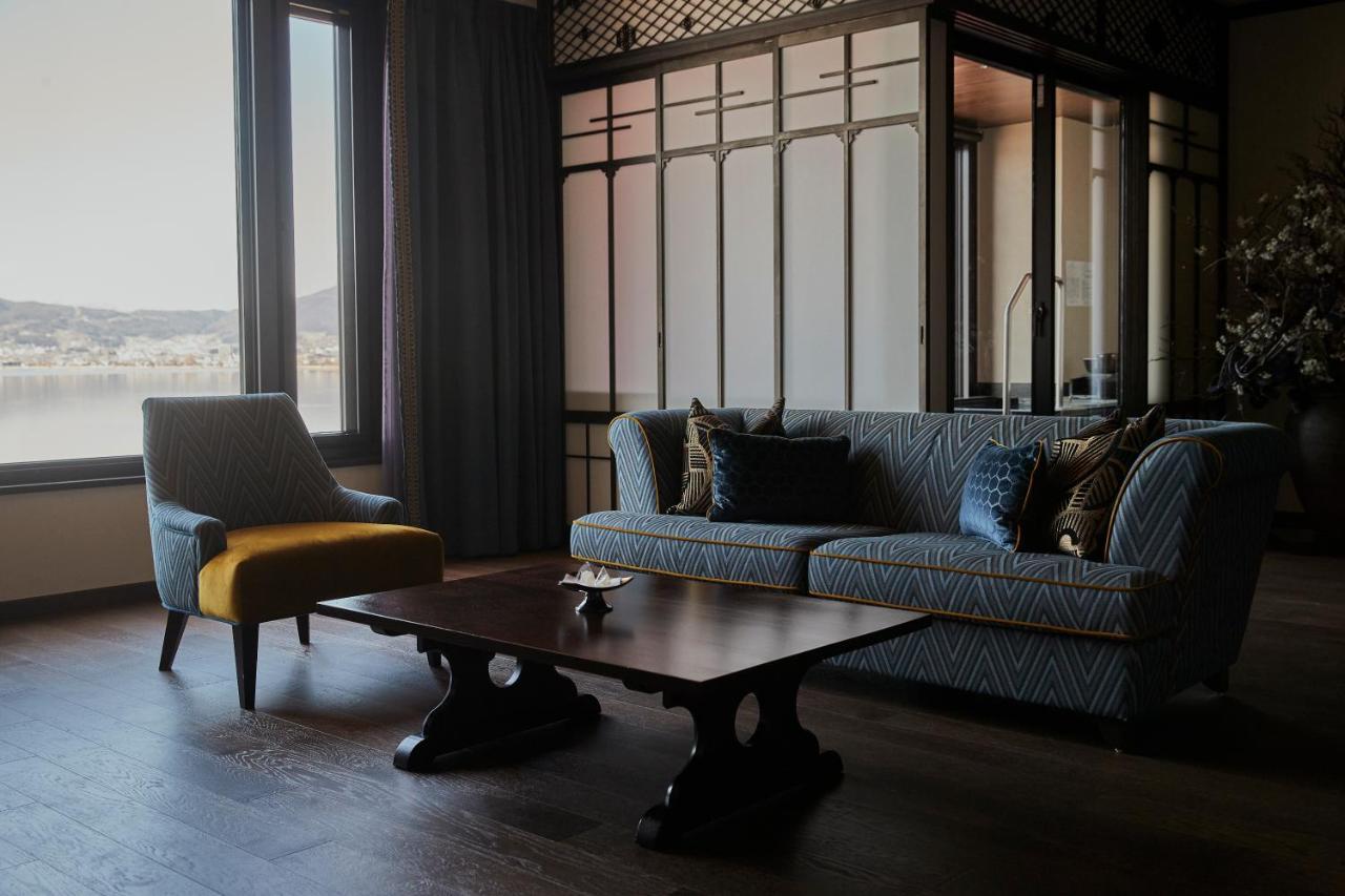 Hotel Kamisuwa Onsen Shinyu Esterno foto
